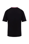 Black cotton T-shirt for men Dolce & Gabbana - figure crown. 100% cotton. Country of manufacture: Italy. Care: specialized cleaning - photo 6