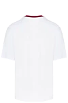 White cotton T-shirt for men Dolce & Gabbana - figure crown. 100% cotton. Country of manufacture: Italy. Care: specialized cleaning - photo 6