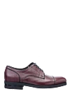 Cesare di Napoli Shoes for men made of leather burgundy - Perforation. 100% leather. Lace-up. Interior trim: Fur. Insole: Leather. Heel height: 3cm. Outsole: Other materials. Country of manufacture: Italy. Care: specialized cleaning - photo 1