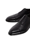 Doucal`s Men's black leather shoes - 100% leather. Lace-up. Interior: Leather. Insole: Leather. Heel height: 2cm. Outsole: Other materials. Country of manufacture: Italy. Care: specialized cleaning - photo 5