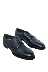 Doucal`s Blue leather men's shoes - 100% leather. Lace-up. Interior: Leather. Insole: Leather. Heel height: 2cm. Outsole: Other materials. Country of manufacture: Italy. Care: specialized cleaning - photo 3