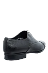 Men's black leather shoes Doucal`s - Textured leather. 100% leather. Lace-up. Interior trim: 100% fur. Insole: Leather. Heel height: 2cm. Outsole: Other materials. Country of manufacture: Italy. Care: specialized cleaning - photo 4