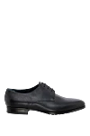 Doucal`s Men's black leather shoes - 100% leather. Lace-up. Interior: Leather. Insole: Leather. Heel height: 2cm. Outsole: Other materials. Country of manufacture: Italy. Care: specialized cleaning - photo 1