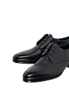 Doucal`s Men's black leather shoes - 100% leather. Lace-up. Interior: Leather. Insole: Leather. Heel height: 2cm. Outsole: Other materials. Country of manufacture: Italy. Care: specialized cleaning - photo 5