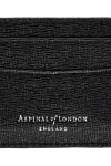 Визитница из кожи черная женская Aspinal of London - напыление, металлический логотип. 100% кожа. Страна производитель: Италия. Уход: специализированная чистка - фото 4