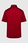 Cotton polo red for men Billionaire - Brand logo embroidery. 100% cotton. Buttons. Country of origin: Italy. Care: specialized cleaning - photo 6