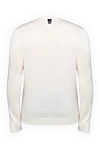 White silk and cashmere jumper for men Billionaire - 85% silk, 15% cashmere. Country of origin: Italy. Care: specialized cleaning - photo 6