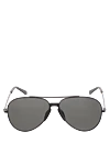 Brioni Sunglasses made of metal and plastic, black, for men - logo on the lens. UV protection, scratch protection, case included. plastic, metal. Country of manufacture: Italy. Care: specialized cleaning - photo 1