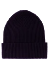 Drumohr Cashmere hat purple for men - 100% cashmere. Country of manufacture: Italy. Care: specialized cleaning - photo 1