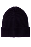 Drumohr Cashmere hat purple for men - 100% cashmere. Country of manufacture: Italy. Care: specialized cleaning - photo 3