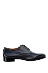 Doucal`s Blue leather men's shoes - 100% leather. Lace-up. Interior: Leather. Insole: Leather. Heel height: 2cm. Outsole: Other materials. Country of manufacture: Italy. Care: specialized cleaning - photo 1