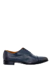 Doucal`s Blue leather men's shoes - 100% leather. Lace-up. Interior: Leather. Insole: Leather. Heel height: 2cm. Outsole: Other materials. Country of manufacture: Italy. Care: specialized cleaning - photo 1