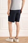 Beach shorts made of polyamide with elastane, blue, for men Brunello Cucinelli - 95% polyamide, 5% elastane. Closure: drawstring. two side, one back. Country of origin: Italy. Care: specialized cleaning - photo 4