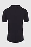 Dolce & Gabbana Black cotton T-shirt for men - logo embossing, heart pattern. 100% cotton. Country of manufacture: Italy. Care: specialized cleaning - photo 5