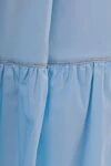 Rocco Ragni Blue cotton skirt for women - ruffles. 97% cotton, 3% elastane. elastic belt. Country of manufacture: Italy. Care: specialized cleaning - photo 5