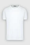 Loro Piana White cotton T-shirt for men - 100% cotton. Country of manufacture: Italy. Care: specialized cleaning - photo 1