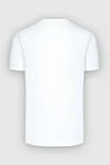 White cotton T-shirt for men Loro Piana - 100% cotton. Country of manufacture: Italy. Care: specialized cleaning - photo 2