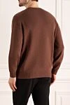 Cashmere jumper brown for men Brunello Cucinelli - 100% cashmere. Country of origin: Italy. Care: specialized cleaning - photo 4