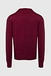 Burgundy wool and cashmere jumper for men Brunello Cucinelli - 90% wool, 10% cashmere. Country of origin: Italy. Care: specialized cleaning - photo 6