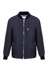 Brunello Cucinelli Nylon jacket blue for men - 100% nylon. Closure: Zipper. Two side pockets, one chest pocket. Country of origin: Italy. Care: specialized cleaning - photo 1