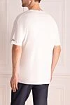 White cotton T-shirt for men MC2 Saint Barth - print. 100% cotton. Country of manufacture: Italy. Care: specialized cleaning - photo 4