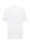 White cotton T-shirt for men MC2 Saint Barth - print. 100% cotton. Country of manufacture: Italy. Care: specialized cleaning - photo 6