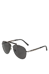 Chopard Black men's metal and plastic sunglasses for sun protection - logo on the lens. UV protection, scratch protection, case included. plastic, metal. Country of origin: Italy. Care: specialized cleaning - photo 3