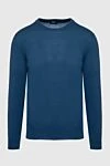 Svevo Cashmere jumper blue for men - 100% cashmere. Country of origin: Italy. Care: specialized cleaning - photo 1