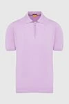 Svevo Cotton polo shirt pink for men - 100% cotton. Closure: Zipper. Country of manufacture: Italy. Care: specialized cleaning - photo 1