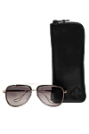 Chrome Hearts Black men's metal and plastic sunglasses for sun protection - combined Frame, logo on the temple. UV protection, scratch protection, case included. plastic, metal. Country of origin: Italy. Care: specialized cleaning - photo 5