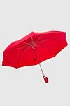 Polyester umbrella red Pasotti - automatic. 100% polyester. Country of manufacture: Italy. Care: specialized cleaning - photo 2