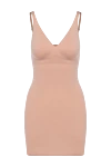 Wolford Women's shaping dress with a V-neck, pink - V-neck. cotton, elastane. Country of origin: Italy. Care: specialized cleaning - photo 1