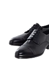 Doucal`s Men's black leather shoes - 100% leather. Lace-up. Interior: Leather. Insole: Leather. Heel height: 2cm. Outsole: Other materials. Country of manufacture: Italy. Care: specialized cleaning - photo 5