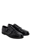 Cesare di Napoli Black alligator leather men's shoes - Textured leather. 100% alligator skin. Lace-up. Interior: Alligator. Insole: Leather. Heel height: 2cm. Outsole: Other materials. Country of manufacture: Italy. Care: specialized cleaning - photo 3