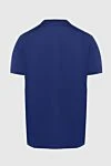 Cotton T-shirt blue for men Cesare di Napoli - 100% cotton. Country of manufacture: Italy. Care: specialized cleaning - photo 6