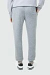 Gran Sasso Men's cashmere sweatpants, gray - 100% cashmere. Closure: Elastic waistband with drawstring. Two side pockets. Country of manufacture: Italy. Care: specialized cleaning - photo 3