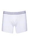 Ermenegildo Zegna White men's boxer briefs made of cotton and elastane - 94% cotton, 6% elastane. Closure: elastic waistband. Country of manufacture: Italy. Care: specialized cleaning - photo 1