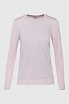 Peserico Pink wool jumper for women - lurex. 100% wool. Country of manufacture: Italy. Care: specialized cleaning - photo 1