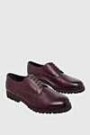 Pellettieri di Parma Red leather men's shoes - 100% leather. Lace-up. Interior: Leather. Insole: Leather. Heel height: 2cm. Outsole: Other materials. Country of origin: Italy. Care: specialized cleaning - photo 3