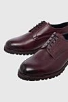 Pellettieri di Parma Red leather men's shoes - 100% leather. Lace-up. Interior: Leather. Insole: Leather. Heel height: 2cm. Outsole: Other materials. Country of origin: Italy. Care: specialized cleaning - photo 5