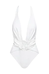 Zimmermann White women's swimsuit made of polyamide and elastane - flower. 72% polyamide, 28% elastane. Country of manufacture: Italy. Care: specialized cleaning - photo 1