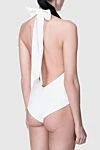 White women's swimsuit made of polyamide and elastane Zimmermann - flower. 72% polyamide, 28% elastane. Country of manufacture: Italy. Care: specialized cleaning - photo 4