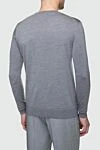 Wool jumper gray for men Cesare di Napoli - 100% wool. Country of manufacture: Italy. Care: specialized cleaning - photo 4