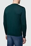 Wool jumper green for men Cesare di Napoli - 100% wool. Country of manufacture: Italy. Care: specialized cleaning - photo 4