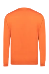 Wool jumper orange for men Cesare di Napoli - 100% wool. Country of origin: Italy. Care: specialized cleaning - photo 6