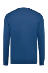 Cashmere and silk jumper blue for men Cesare di Napoli - 70% cashmere, 30% silk. Country of origin: Italy. Care: specialized cleaning - photo 6