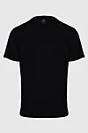 Black cotton T-shirt for men Billionaire - picture and logo print. 100% cotton. Country of manufacture: Italy. Care: specialized cleaning - photo 6