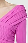 Herve Leger Әйелдерге арналған қызғылт шағын көйлек - Құрамы: 86% вискоза 14% полиэстер. Шығарылған елі: Италия. Күтім: арнайы тазалау - фото 5