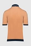 Stefano Ricci Трикотажное поло карамельного цвета с темно-синей отделкой
- Контрастная отделка. 55% шёлк, 45% хлопок. Пуговицы. Страна производитель: Италия. Уход: специализированная чистка - фото 7