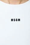 MSGM Свитшот из хлопка белый женский - логотип. 100% хлопок. Страна производитель: Италия. Уход: специализированная чистка - фото 5